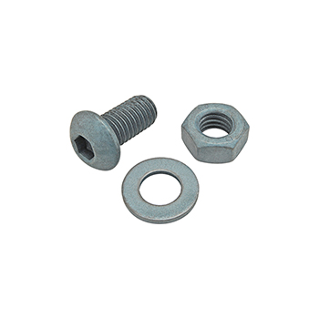 Bolt Assembly: M8 x 16.00mm Blue BHSCS with Washer and Hex Nut - Blue Zinc (75-3471)