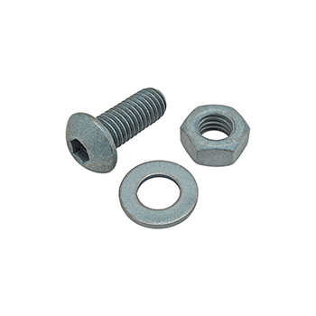 Bolt Assembly: M8 x 20.00mm Blue BHSCS with Washer and Hex Nut - Blue Zinc (75-3472)