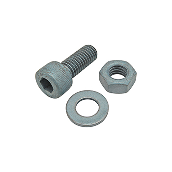 Bolt Assembly: M8 x 20.00mm Blue SHCS with Washer and Hex Nut - Blue Zinc (75-3475)