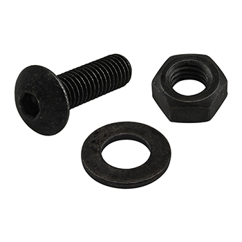 Bolt Assembly: M5 x 16.00mm Black BHSCS with Washer and Hex Nut - Black Zinc (75-3540)