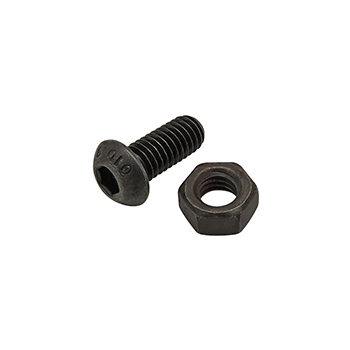 Bolt Assembly: M6 x 14.00mm Black BHSCS with Hex Nut - Black Zinc (75-3603)