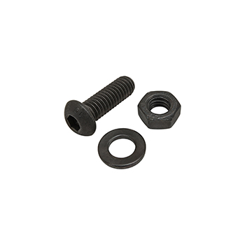 Bolt Assembly: M6 x 18.00mm Black BHSCS with Washer and Hex Nut - Black Zinc (75-3605)