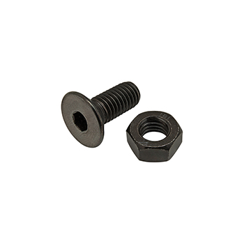 Bolt Assembly: M8 x 20.00mm Black FHSCS with Hex Nut - Black Zinc (75-3617)