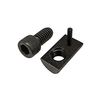 Bolt Assembly: 5/16-18 x 0.625" Black SHCS and Roll-In T-Nut with Flex Handle - Black Zinc (75-3841)