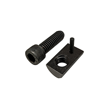 Bolt Assembly: 5/16-18 x 1.000" Black SHCS with Roll-In T-Nut with Flex Handle - Black Zinc (75-3845)