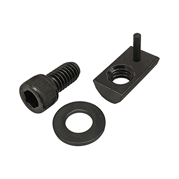 Bolt Assembly: 5/16-18 x 0.625" Black SHCS with Washer and Roll-In T-Nut with Flex Handle - Black Zinc (75-3847)