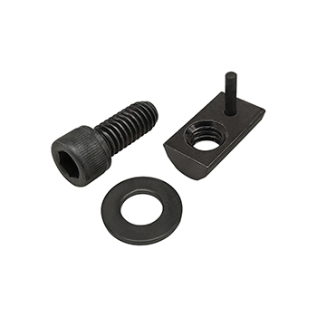 Bolt Assembly: 5/16-18 x 0.750" Black SHCS with Washer and Roll-In T-Nut with Flex Handle - Black Zinc (75-3849)