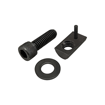 Bolt Assembly: 5/16-18 x 1.000" Black SHCS with Washer and Roll-In T-Nut with Flex Handle - Black Zinc (75-3851)