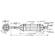 Type 18 Stud Mount, Double Rod (Double Acting) 1-1/8" Bore x 2" Stroke, Non-Threaded (18DD-2-PRE) 1