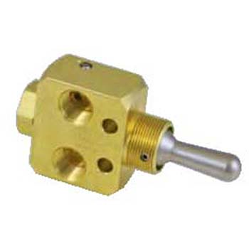 Fill & Bleed Valve, Detented/Detented, Full Flow, 1/8" NPT (FBV-3DPFH)