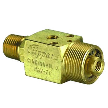 2-Way Air-Piloted N-C Poppet Valve, 1/8" NPT (PAV-2P)