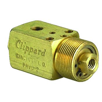 2-Way Air-Piloted N-O Spool Valve, #10-32 (PAVO-2)