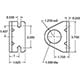 Foot Mounting Bracket, 2 1/2