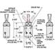 Fill & Bleed Valve, Momentary/Momentary, Full Flow, #10-32 (FBV-3MF) 1