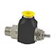 CR 3-Way Stem Valve, 1/4" NPT, 3/8" Push-Quick Fitting (CR-GV-3Q-P12)