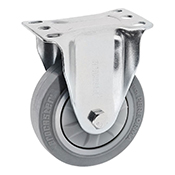 4" Flange Mount Rigid Caster