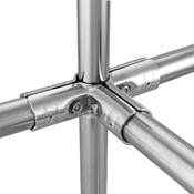 4-Way Cross Joint Set Steel - ESD