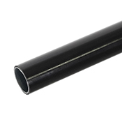 Black 96" 2mm thick steel ESD pipe PE coated