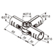 4-Way Cross Joint Set Steel - ESD (HJ-3NP) 2