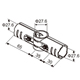 3-Way Cross Joint Set Steel - ESD (HJ-4NP) 2