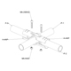 3-Way Cross Joint Set Steel - ESD (HJ-4NP) 1