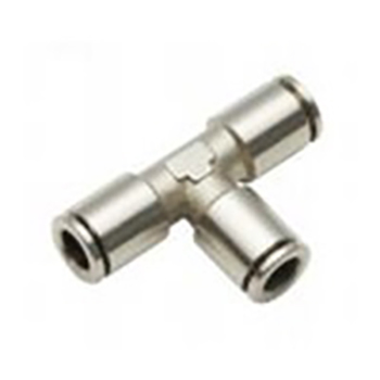 6mm Tube x 4mm Tube - Metallic Reducer Tee (MPUG 0604)