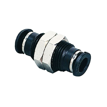 4mm Tube - Compact Bulkhead Union (PMM 04C)