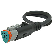 Canfield Connector: GT 3 Pin Series - Molded Receptacle and Plug Connectors